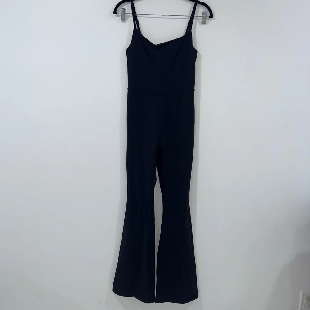 Wilfred Black Kick Flare Jumpsuit